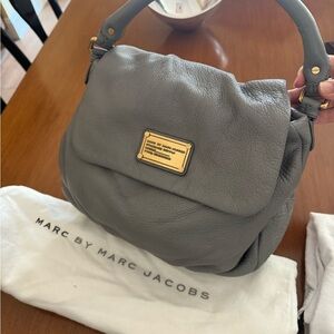 Gray Leather Marc Jacob’s Handbag